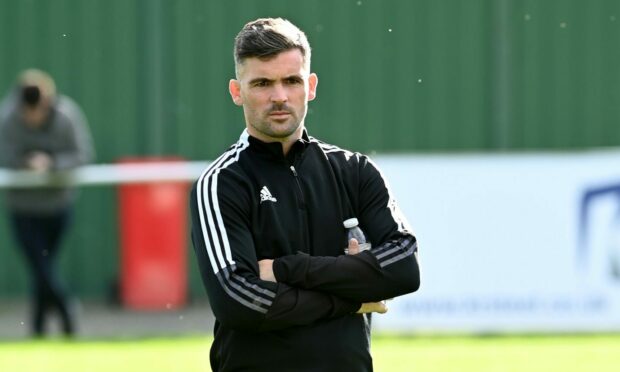 Turriff United manager Dean Donaldson. (Photo by Kenny Elrick)