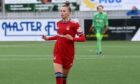 Hannah Innes is out on loan at Dryburgh Athletic from Aberdeen Women. Image: Kenny Elrick.