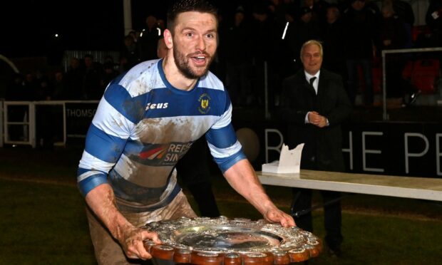 Banks o' Dee won the Aberdeenshire Shield this week, beating Highland League Huntly on penalties. Picture by Kath Flannery