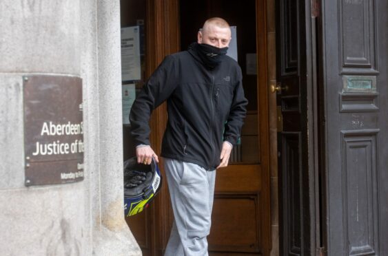Craig Edgar was banned from driving at Aberdeen Sheriff Court.