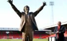 Sir Alex Ferguson statue unveiling at Pittodrie.
Picture by Kami Thomson