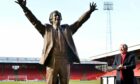 Sir Alex Ferguson statue unveiling at Pittodrie.
Picture by Kami Thomson