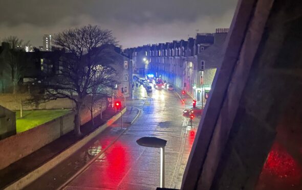 Fire crews have been called to Urquhart Road in Aberdeen