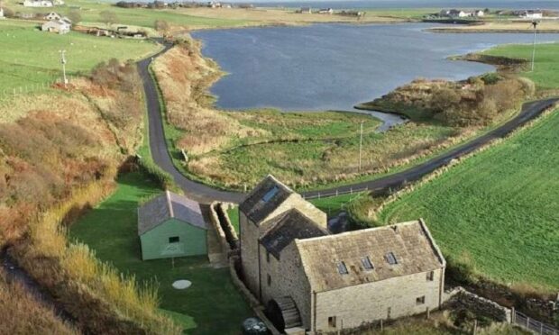 Island life: Located in Firth, Orkney, The Mill is a home unlike any other.