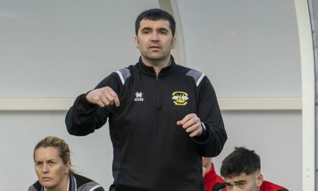 Clachnacuddin manager Jordan MacDonald is hoping his side can perform against Forres Mechanics