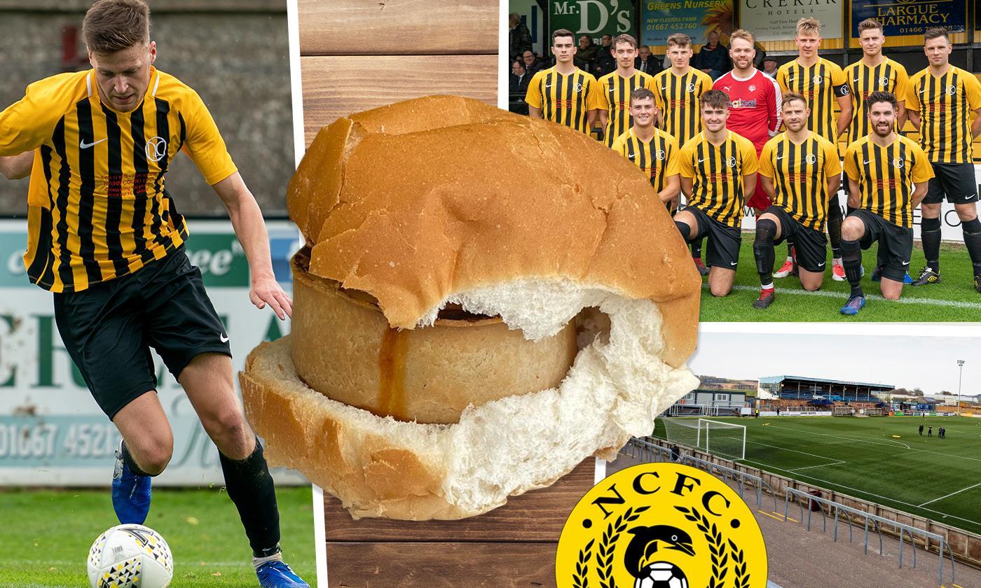 Pie in a roll: Nairn County FC-born dish?