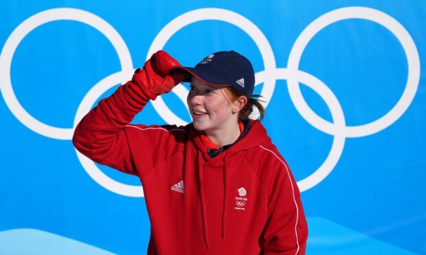 Kirsty Muir at the 2022 Winter Olympics. Image: PA.