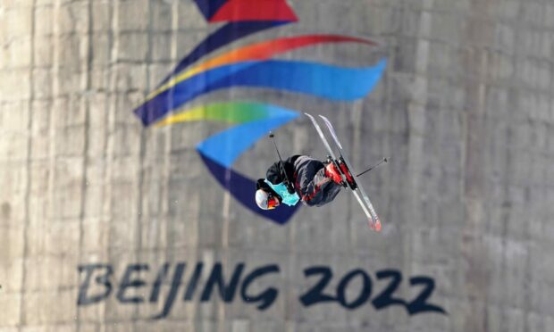 Canada's Edouard Therriault during the Men's Freeski Big Air Qualification on day three of the Beijing 2022 Winter Olympic Games. Picture by PA.