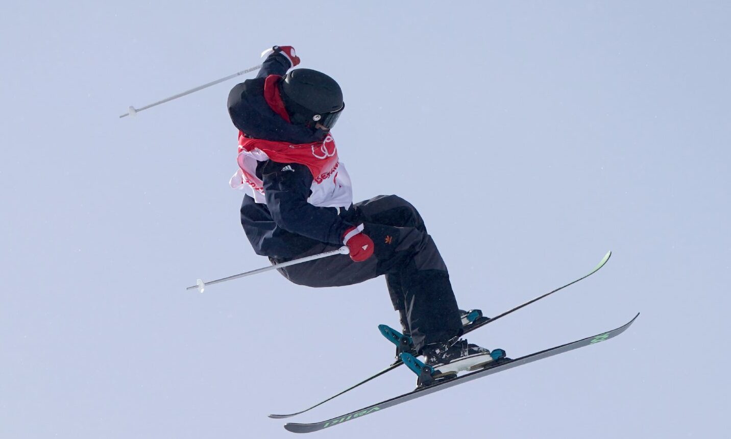 Great Britain's Kirsty Muir competes in the final run of the Women's Slopestyle Final.
