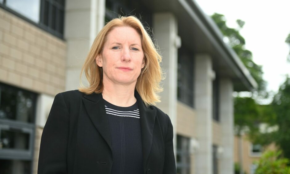 Caroline Hiscox, the chief executive of NHS Grampian. Picture by Paul Glendell