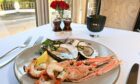 Succulent seafood: The Valentine's menu for two is a seafood platter with lobster with chilli or garlic butter, grilled langoustines, John Ross Jr smoked salmon, Shetland oysters, crispy herb prawns, scallops and steamed mussels.