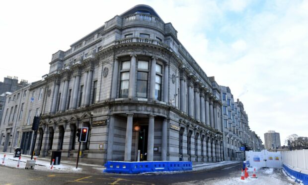 Flats plans for the Monkey House on the corner of Union Street and Union Terrace have been refused permission by Aberdeen City Council. Picture by Chris Sumner/DCT Media.
