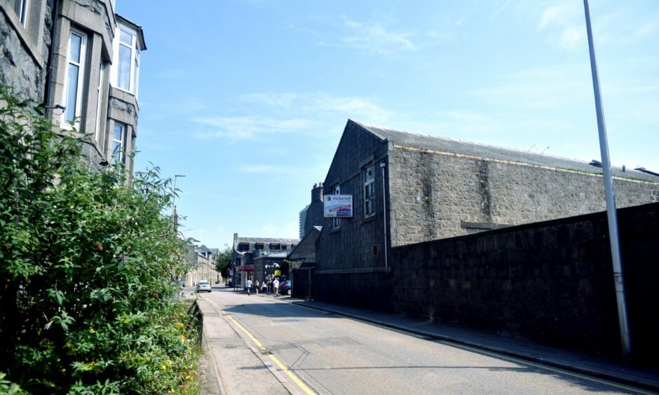 The former Scottaspress printworks in Maberly Street, Aberdeen. Picture by Chris Sumner/DCT Media.