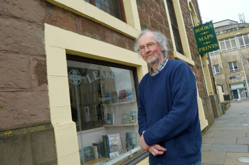Charles Leakey, of Leakey's Bookshop in Inverness.