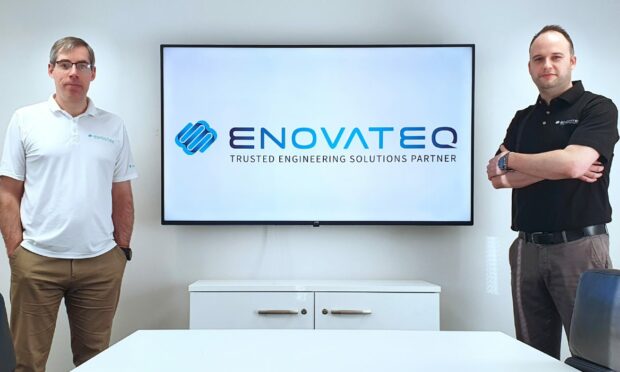 l-r Enovateq directors Steven Drummond and Dave Mitchell.