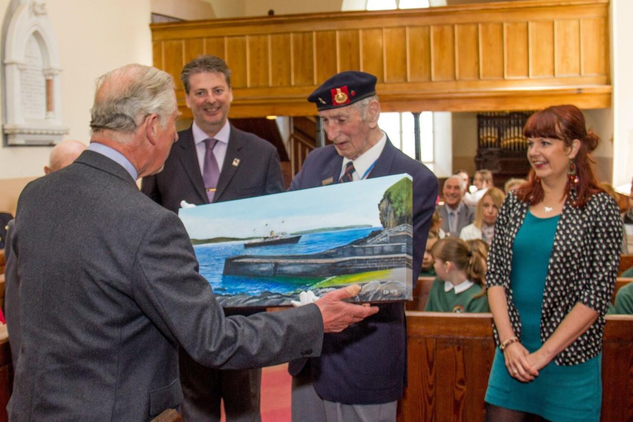 Lisa was commissioned to create a painting for Prince Charles which now hangs in the Castle of Mey.