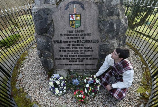 A memorial is held every year to mark the Glencoe Massacre on February 13, 1692.