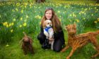 Katie McCandless-Thomas with dog Baxter