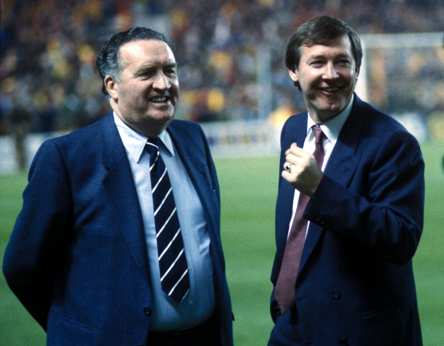 Jock Stein joined forces with Alex Ferguson after the 1982 World Cup