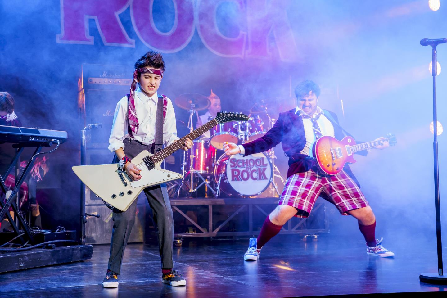 members of the cast of school of rock - coming to aberdeen