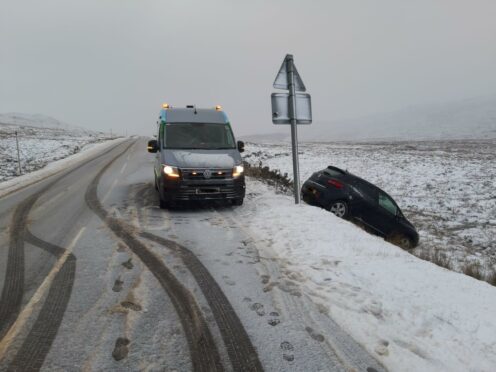 Adrian Buxton rescued a young woman whose car went off the road and careered headfirst down a ditch.