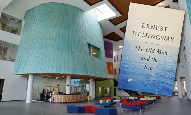 Literature students at the University of the Highlands and Islands (UHI) have been warned that Hemingway's novel contains "graphic fishing scenes" which may upset them.