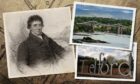 Thomas Telford came from humble beginnings to pre-eminence as a civil engineer. Top right: Telford's Menai Straits bridge. The Shropshire town of Telford is named after him.