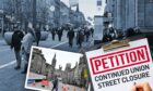 A petition calling for an end to the pedestrianisation of Union Street - and a public vote on the future of the Granite Mile - has been signed by hundreds. Picture by Roddie Reid/DCT Media.