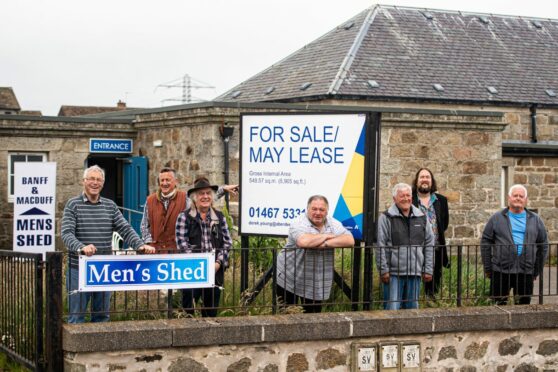 Banff, Macduff and District Men's Shed struggled to convince the council they could take on Fife Street School. Wullie Marr / DCT Media