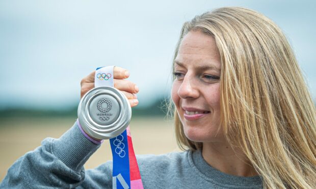 Olympic silver-medalist Neah Evans. Image: Wullie Marr/DC Thomson