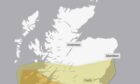 A previously-issued yellow weather warning covering the north and north-east has now been rescinded, but areas such as Stonehaven and Fort William are still covered.