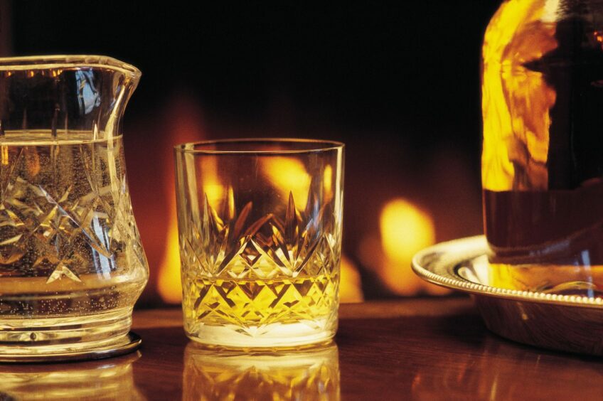Whisky glass.