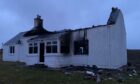 Louise and Simon Scott fled after their home in Ardroil was set on fire by a strike of lightning.