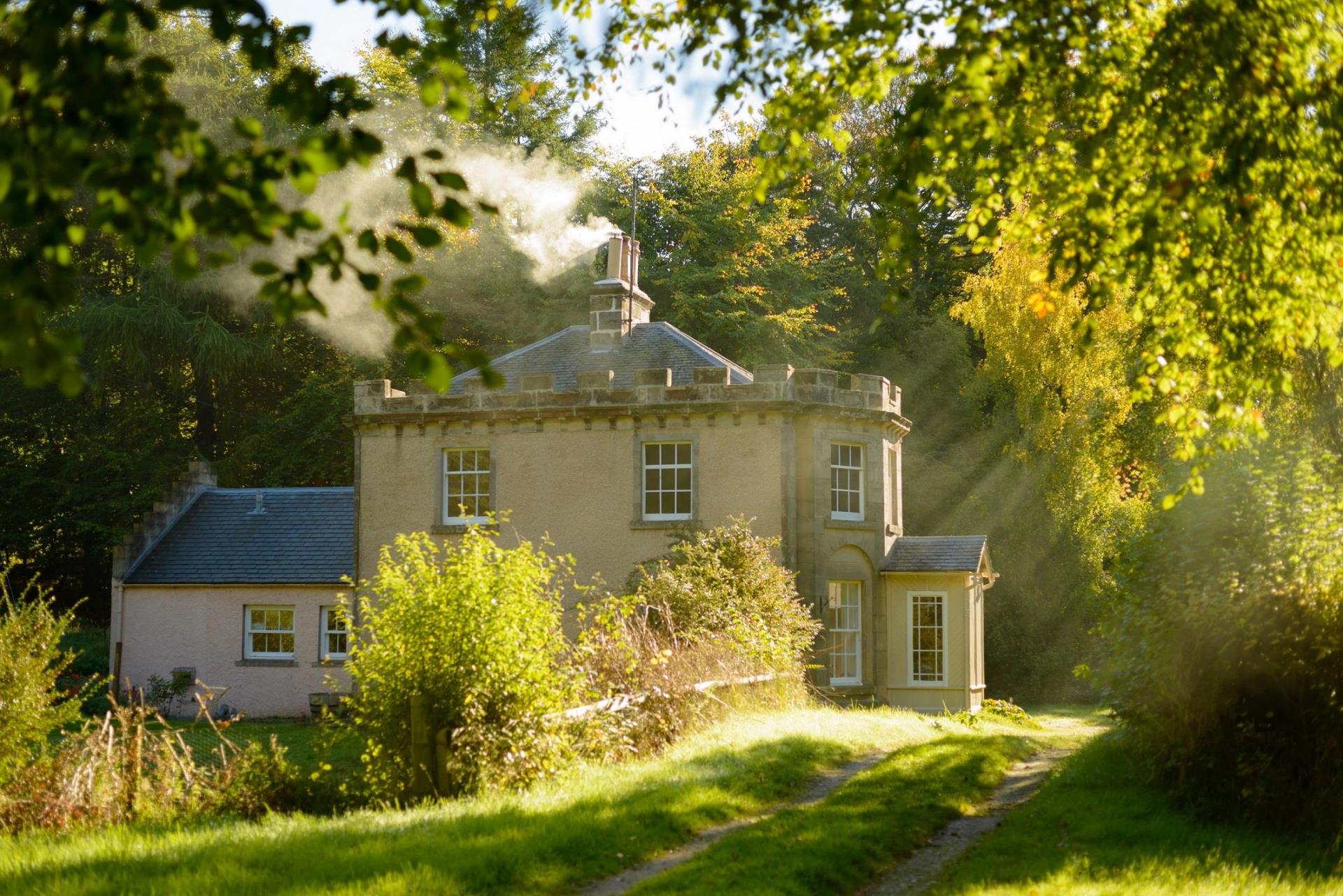 Quarry Garden Lodge in the Gordon Castle estate