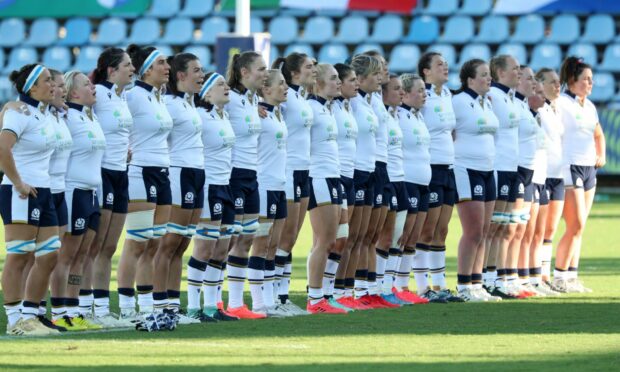 Scotland Women secured a place at the Rugby World Cup with a win over Colombia. Mandatory Credit: Photo by David Gibson/Fotosport/Shutterstock