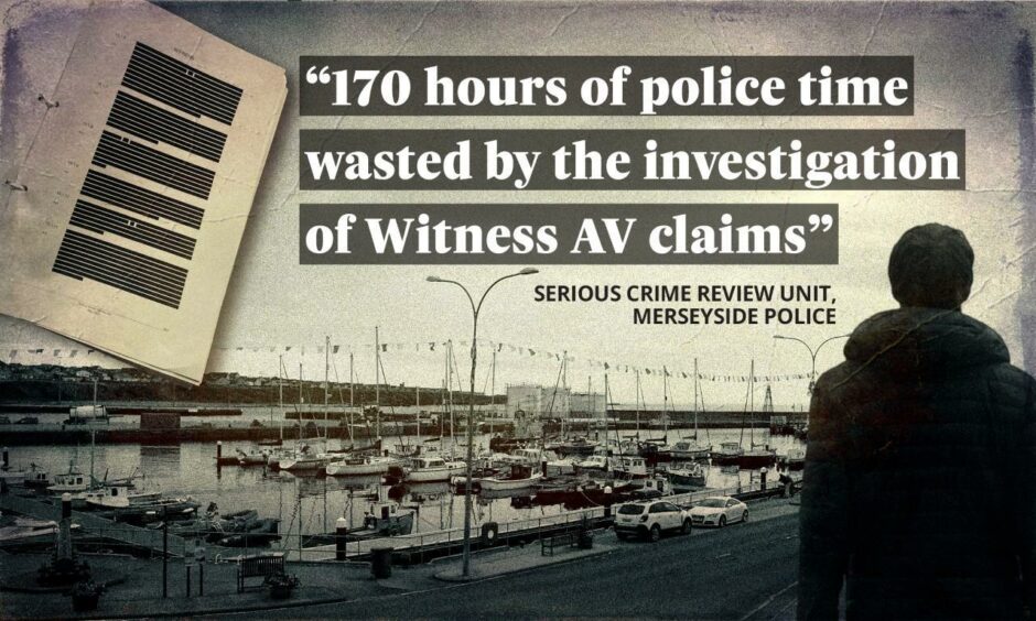 Image of Wick harbour with 170 hours of police time wasted by the investigation of witness AV claims about Kevin Mcleod