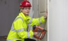 Final-year apprentice joiner Stephanie Barron has set herself the goal of becoming a site manager.