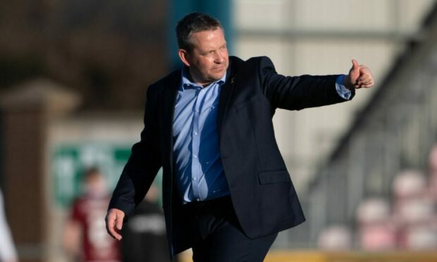 Caley Thistle head coach Billy Dodds.