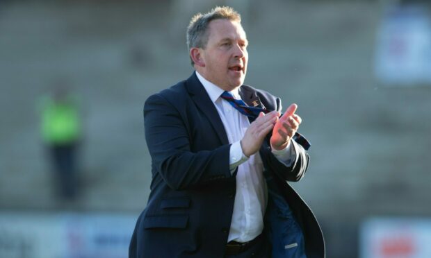 Inverness CT head coach Billy Dodds.