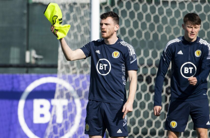 Scotland captain Andy Robertson