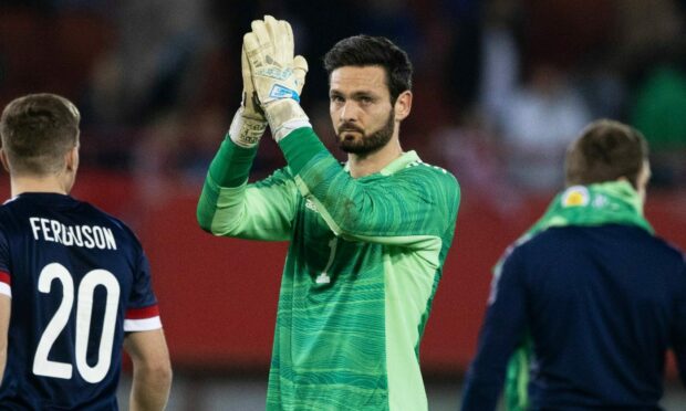 Craig Gordon was in fine form for Scotland.