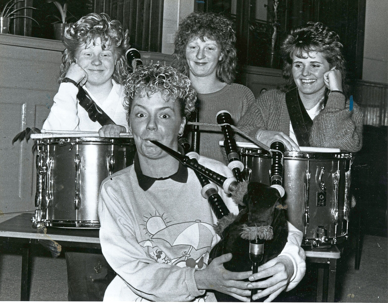 The Aberdonian northeast Ladies' Pipe Bands through the years
