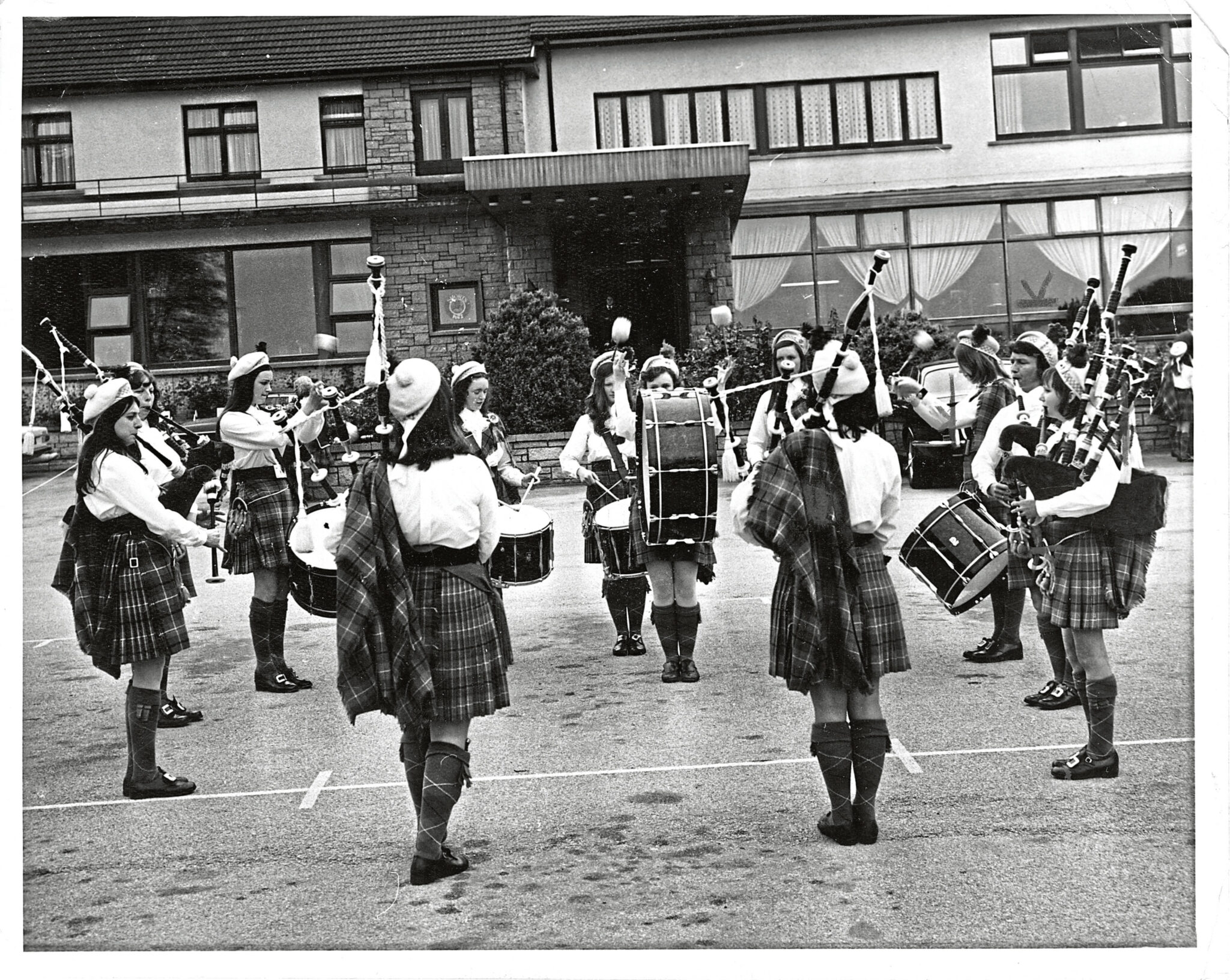The Aberdonian northeast Ladies' Pipe Bands through the years