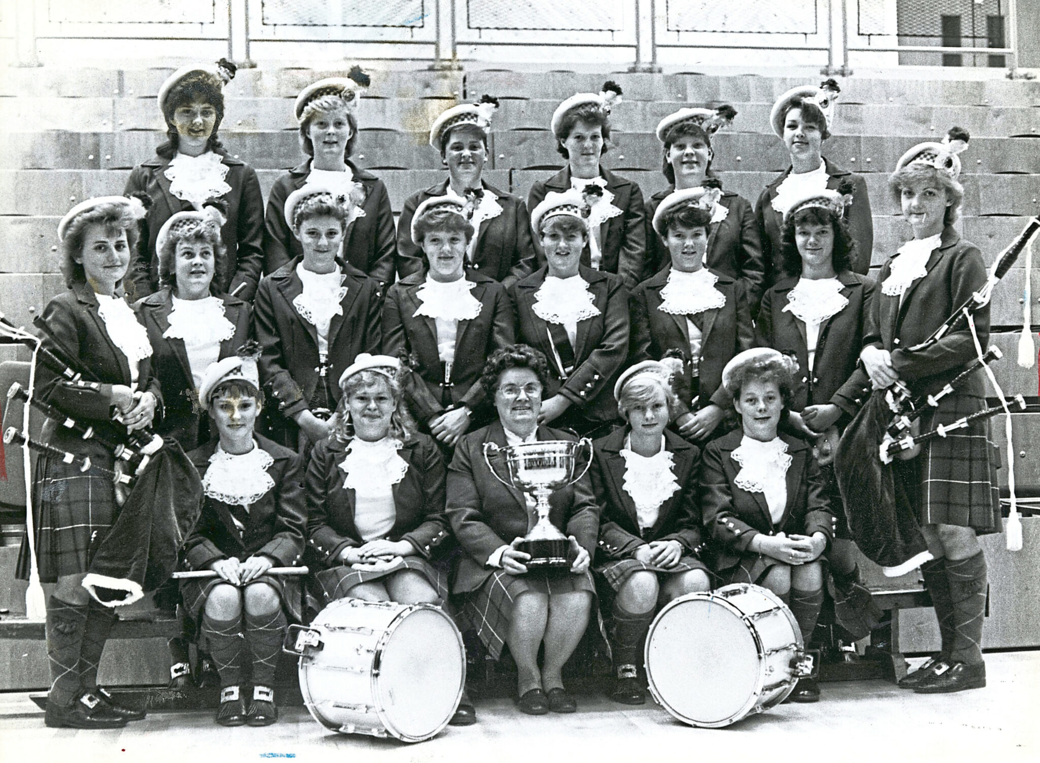 The Aberdonian northeast Ladies' Pipe Bands through the years