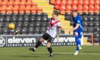 Fraser Fyvie grabbed a late leveller for Cove Rangers against Airdrieonians. Picture by Dave Cowe