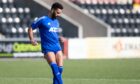 Cove Rangers defender Shay Logan on the football pitch