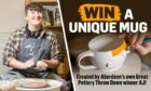 We are giving one lucky reader the chance to win a hand-crafted mug by Great Pottery Throw Down winner AJ.