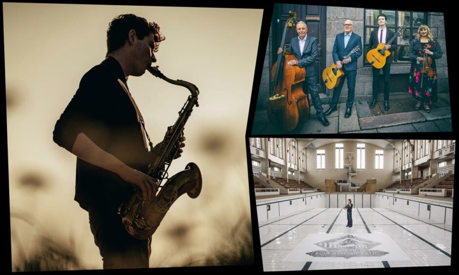 collage of Aberdeen Jazz Festival photos