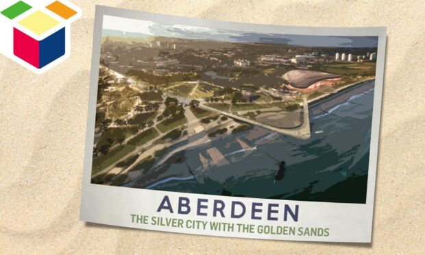 The silver city with the golden sands. An SNP-run council would make Aberdeen beach revamp and football stadium a 'key priority'. Picture by Michael McCosh/DCT Media