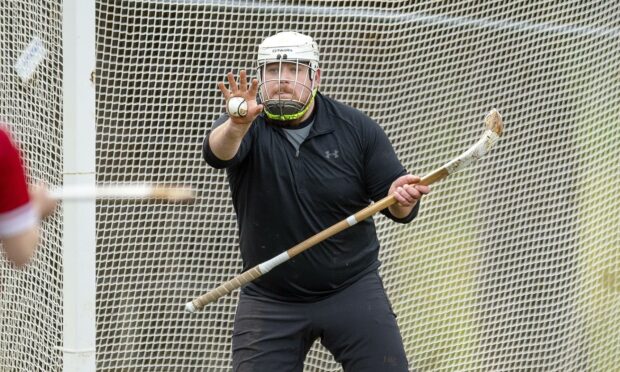 Kinlochshiel keeper Josh Grant. Image: Neil Paterson